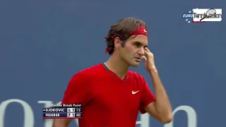 Novak Djokovic vs Roger Federer Highlights US Open 2011 Men’s Semi-Final