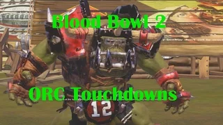 Blood Bowl 2 All Orc Units Touchdown Animation