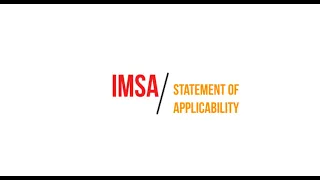 IMSA Statement of applicability