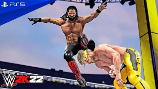 WWE 2K22 - Logan Paul vs. Seth Rollins - WrestleMania 39 Full Match | PS5™ [4K60]