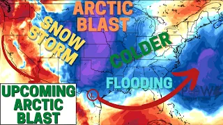 Upcoming Arctic Blast! Much Colder Temperatures & Snow! - POW Weather Channel
