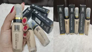 Masarrat Misbah Silk Foundation Review&Sawatch || Different shades #beauty #foundation