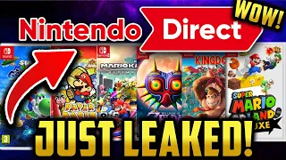 The Upcoming Nintendo Direct Apparently Just LEAKED?!