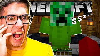 TROLLEI O GELEIA COM UM CREEPER FAKE NO MINECRAFT 1.18!! - CreativeSquad II #18