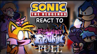 Sonic Characters React To FNF VS Glitched Legends V2 ( LEARN WITH PIBBY ) // GCRV FULL / PART 1