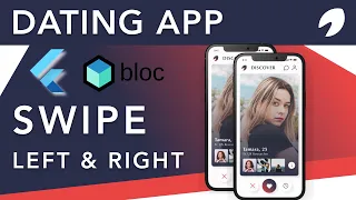 Swiping Left & Right using Flutter, Draggable, and the BloC Pattern - EP3 - The Dating App Series