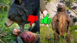Red Dead Redemption 2 Funny Fails & Passes Man vs Legendary Bear