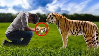 Crying Mother Tiger Gives Her Dying Cub To This Man, Then He Did Something Incredible