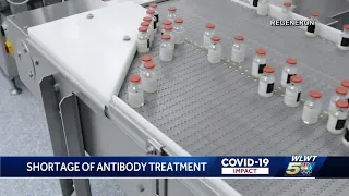 Shortage of antibody treatment for COVID-19