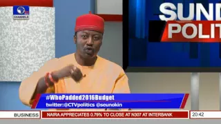 Sunday Politics: Focus On 2016 Budget Padding Allegation Pt 3