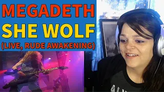 Megadeth  -  "She Wolf"   (Live, Rude Awakening)  -  REACTION