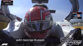 George Russell Voice Lap commentary F1 2020 Tuscan Grand Prix