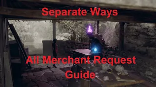 Resident Evil 4 Remake (Separate Ways )|  All Merchant Request Guide