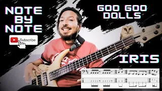 IRIS - GOO GOO DOLLS  (bass Lesson/tutorial)