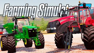 ESPARRAMANDO CALCÁRIO NA FAZENDA PONTE FUNDA - FARMING SIMULATOR 22 - EP 22