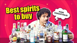 Best Spirits to buy for Cocktails | Setting for your Home Bar on a budget | Alcohol review