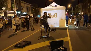 The Taste of the Danforth - 2018 | Performance of a street Musician