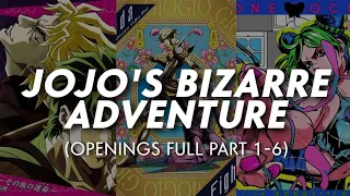 All JoJo's Bizarre Adventure Openings [1-10] full version