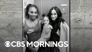 The Duchess of Sussex and Serena Williams discuss motherhood on new Spotify podcast