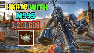 playing with meta HK416 Ammo M995 | Arena breakout