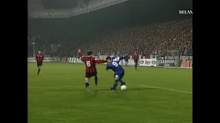 Romario dribbling skill and rabona vs Franco Baresi (PSV vs Milan / Champions League 1992-1993)