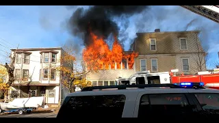 20231108 2nd alarm 150 South Hickory Street Mount Carmel, Pa