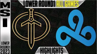 GG vs C9 Highlights ALL GAMES | MSI 2023 Brackets Lower Round 1 Day 6 | Golden Guardians vs Cloud9