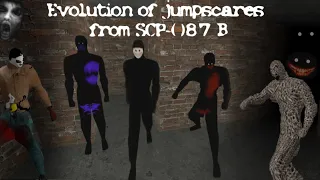 Evolution of jumpscares from SCP-087 B