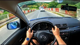 2004 Mazda 3 | 1.6 MZR 105 HP 145 Nm | manual | #POV Test Drive Europe #Ep.28