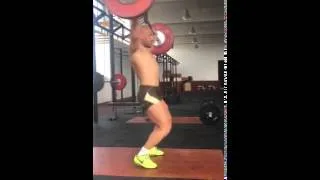 Athens Lions Box CrossFit muscle snatch 70kg