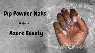 DIY Dip Nails|Azure Beauty Dip Powder|Step by Step Basic Dip Application