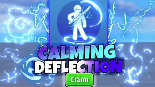 How To Get The NEW CALMING DEFLECTION ABILITY For FREE In Blade Ball?! 😱