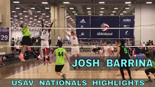 Josh Barrina Volleyball Highlights - USAV Nationals 2018