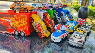 Looking for Disney Pixar Cars On the Rocky Road: Lightning Mcqueen, Natalie Certain, King,Tow Mater