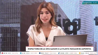 Inspectores de la ONU llegan a la planta nuclear de Zaporiyia, en el punto de mira de la guerra