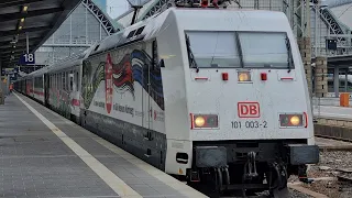 Trainspotting: Zwei Werbeloks in Frankfurt Hbf & Flughafen am 08.10.21