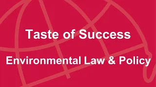 Taste of Success: Evironmental Law & Policy