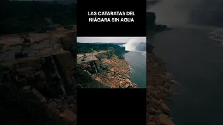 Las Cataratas del Niágara SIN AGUA. Así se ven. #shorts #niagarafalls 🌊🌄🛠️