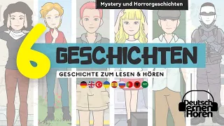 #730 Learn German by listening - Learn German with stories @DldH Mystery and horror stories