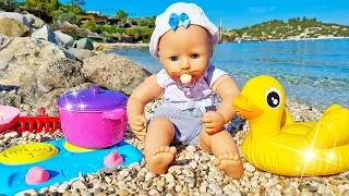 Baby Born Annabelle auf dem Kanal Baby Puppen. Spielzeug Videos für Kinder | 3 Folgen am Stück.