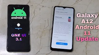 Samsung Galaxy A12 Android 11 , One UI 3.1 Latest Update🔥🔥