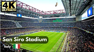 San Siro stadium,Milan Italy. Serie A matchday Inter-Roma