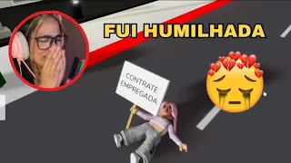 PROCUREI EMPREGO E FUI HUMILHADA NO ROBLOX 💔