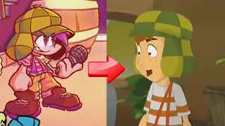 References in Friday Night Funkin' ' VS El Chavo & Quico | El Chavo Del 8 T2