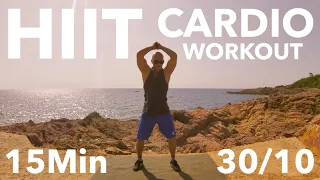 HIIT Cardio Workout 15 Min / Tabata Style / 30 10