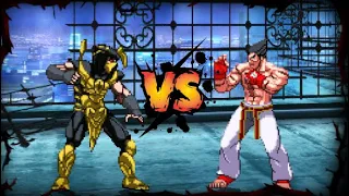 Scorpion (Injustice) vs Kazuya Mishima MUGEN BATTLE