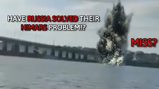 Did Russia Stop GMLRS Rockets At Pontoon Bridge Under Antonovsky Bridge?