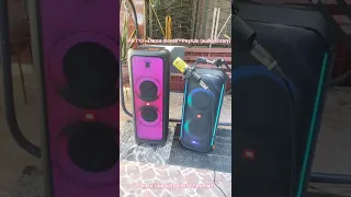 JBL partybox 710 vs JBL partybox 1000 sound battle and outdoor test at maximum volume - Episode 2