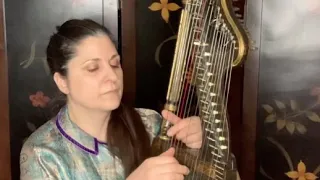 Scarborough Faire on Regency Dital Harp original harp -instrument from the time of Bridgerton