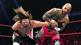 AJ Styles Vs Ricochet - WWE Raw, June 24, 2019